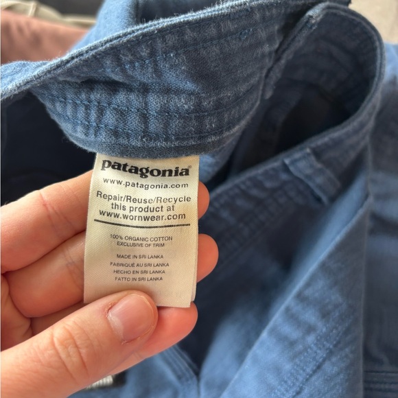 Patagonia Women's Dark Blue Cotton Utility Shorts - Picture 5 of 5